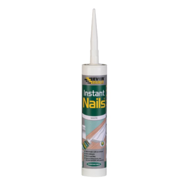 Everbuild Instant Nails - White